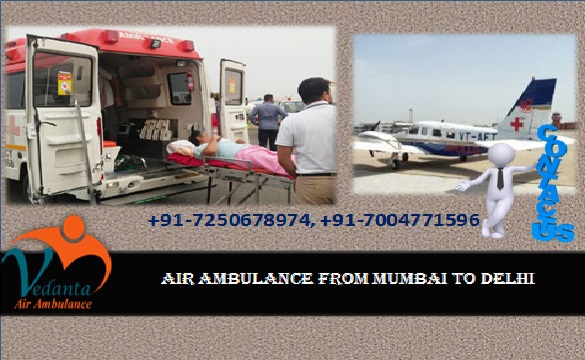Get Hi-tech Air Ambulance from Bangalore to Mumbai anytime