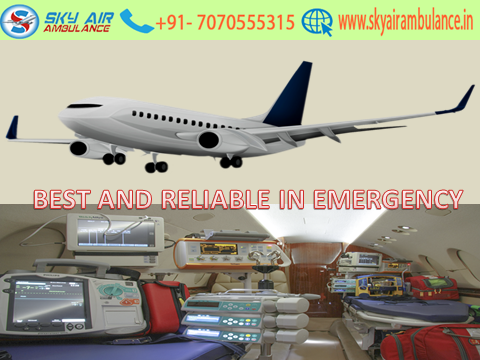 Sky Air Ambulance services from Bangalore to Delhi with Doctors