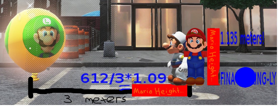 Mario's Height Calculation