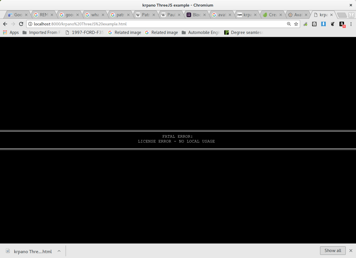 FATAL ERROR: license error - no local usage