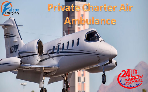 Book Falcon Emergency Air Ambulance Service in Srinagar at Low Fare