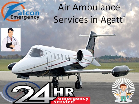 Low Cost Air Ambulance Services in Agatti with ICU Patient