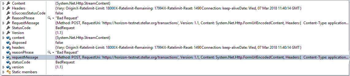 Steller Response