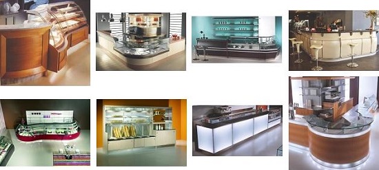 Top Quality Coffee Shop Counters