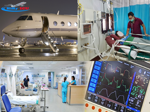 Book Bed to Bed Transfer Facility Air Ambulance Services from Raipur by Hifly ICU