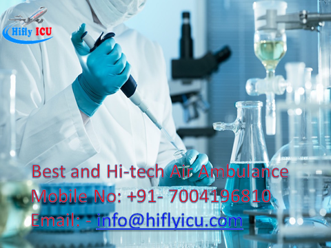 Get Hifly ICU Charter Air Ambulance Service from Raipur to Delhi for Best and Affordable