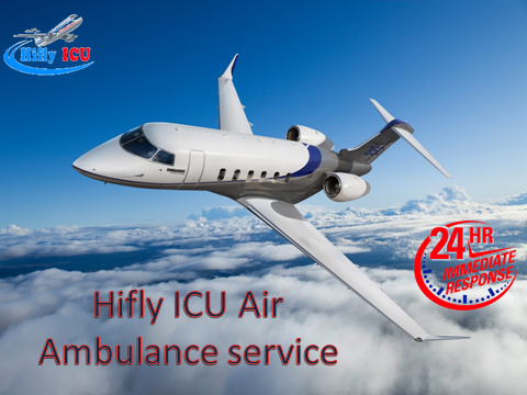 Hifly ICU Provide Charter Air Ambulance Services from Varanasi to Delhi with ICU facilities