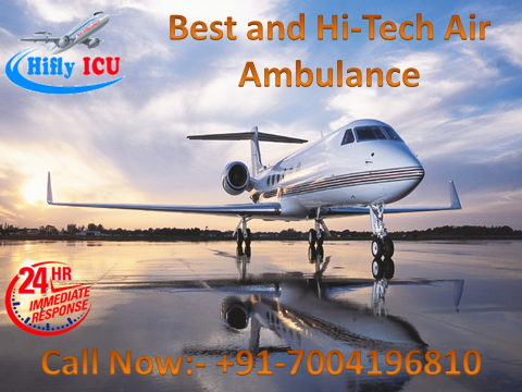 Hifly ICU Air Ambulance Service from Patna to Delhi for Best Services