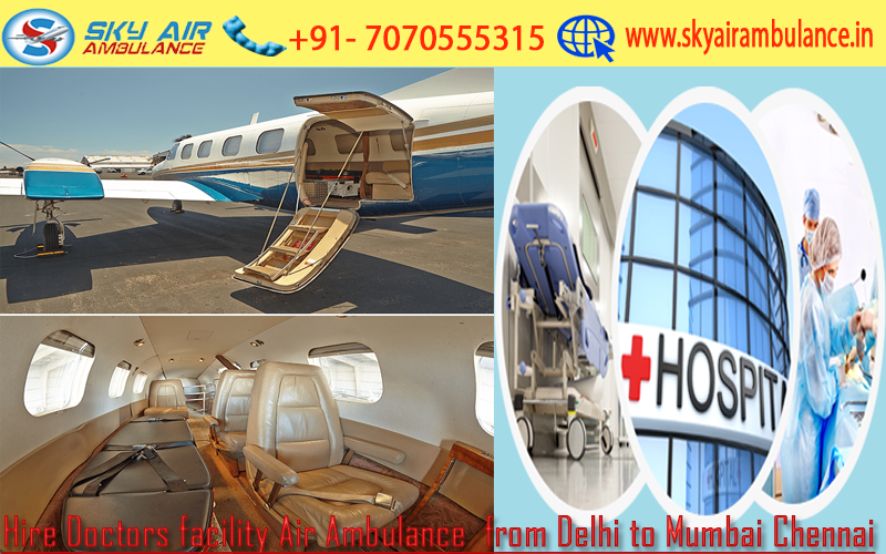 Pick save Sky Air Ambulance services from Delhi