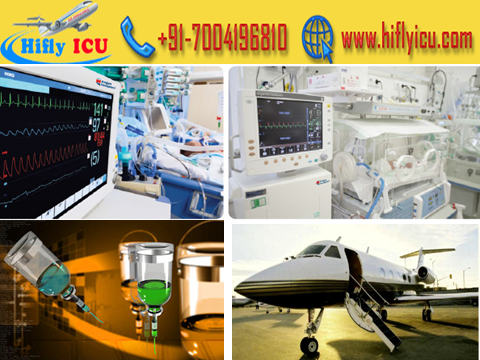 Get an Economical Air Ambulance Service from Kolkata to Delhi by Hifly ICU