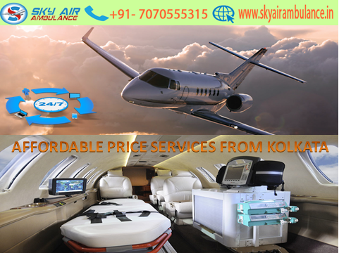 Get Best Air Ambulance Service in Kolkata with Medical Team