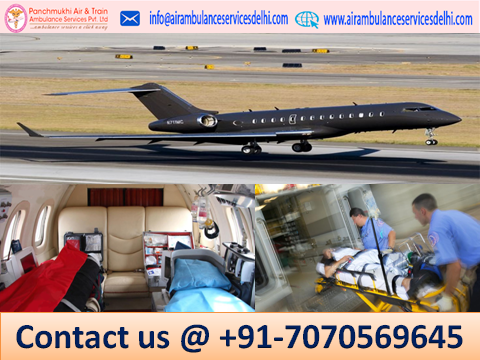 24 Hour Emergency Air Ambulance Service in Delhi with ICU Setup