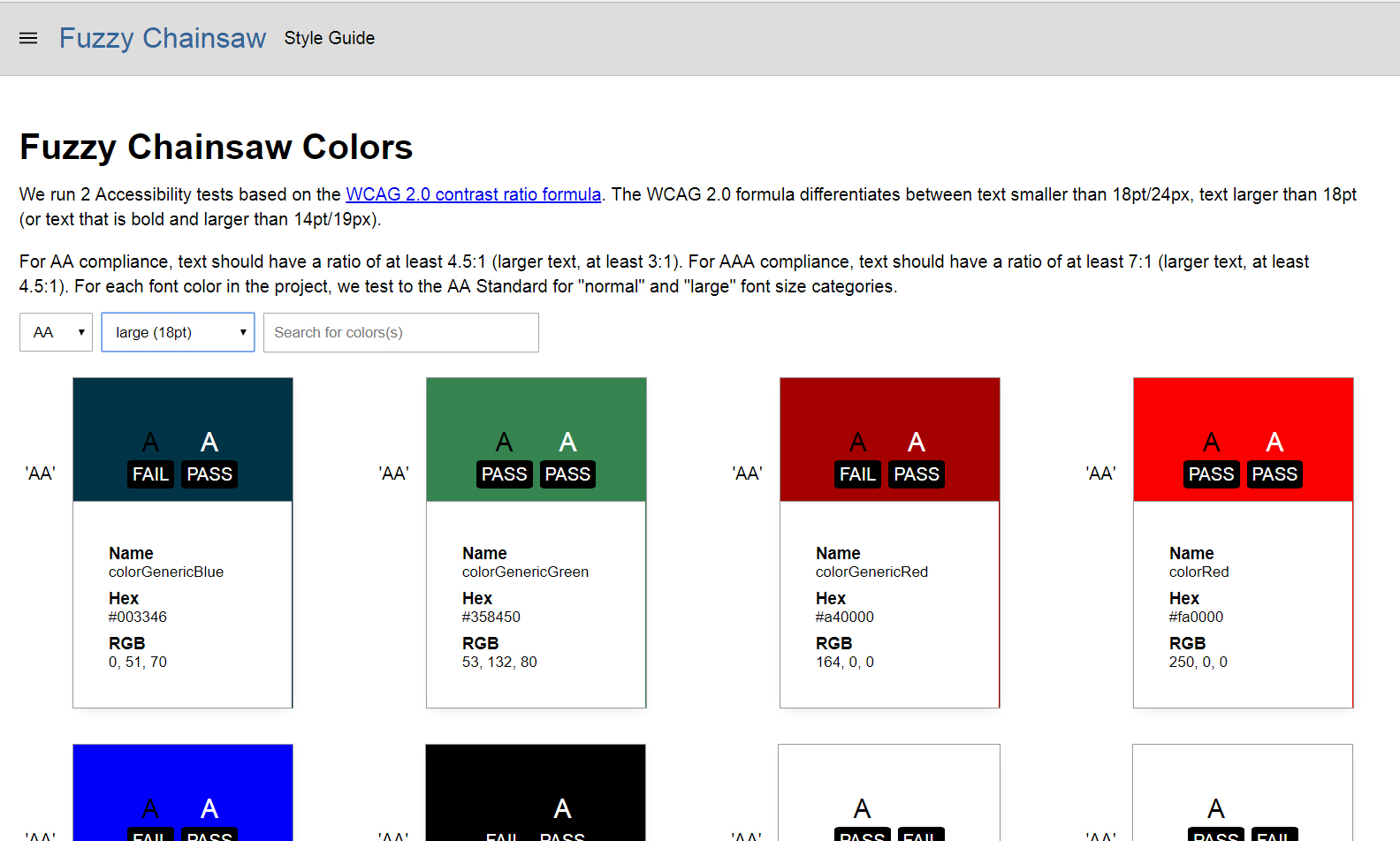 Color Controls Preview