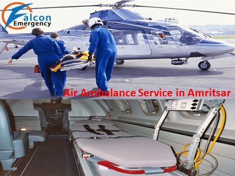 Fast Medical Air Ambulance Service in Amritsar with Medical Facility