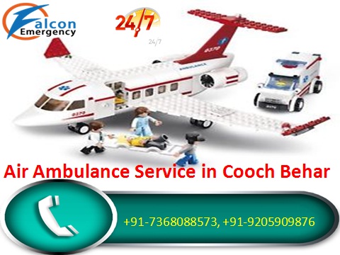 Emergency Air Ambulance Service in Cooch Behar with Best in Patient Care
