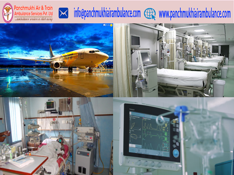 Get Panchmukhi Air Ambulance Service in Mumbai with Full ICU Setup