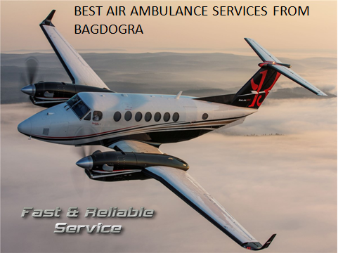 Get Low-Fare Sky Air Ambulance services from Bagdogra to Delhi anytime
