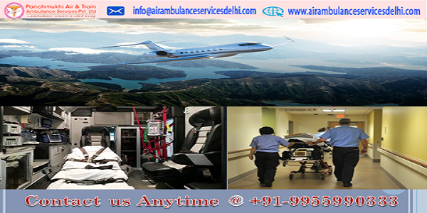 Advanced and Quick Air Ambulance Service in Varanasi with ICU