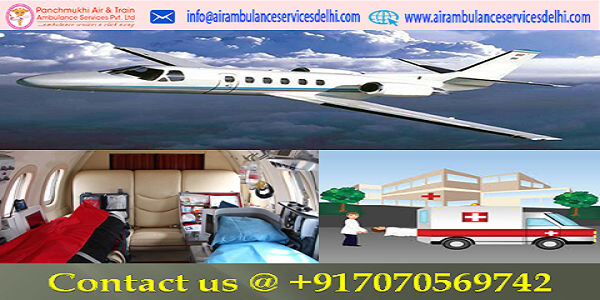 Reliable and Safe Air Ambulance Service Ion Bhopal with Medical Team