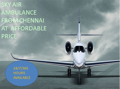 Hire Rescue Facility Air Ambulance Service in Chennai by Sky Air Ambulance