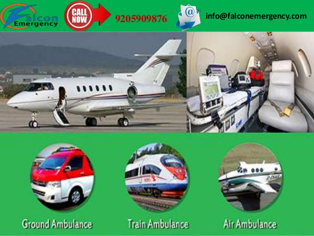An Emergency Medical Air Ambulance Services in Allahabad by Falcon Emergency