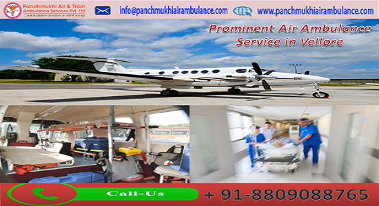 Consistent and Secure Medical Help by Panchmukhi Air Ambulance Service in Vellore