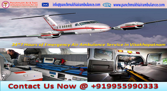Advanced and Pocket Budget Air Ambulance Service in Visakhapatnam with Doctors