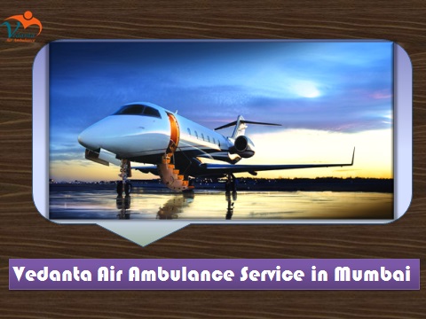 Vedanta Air Ambulance from Mumbai to Delhi at a Low-Cost