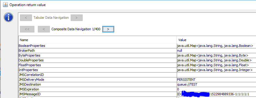 ActiveMQ JConsole browsing