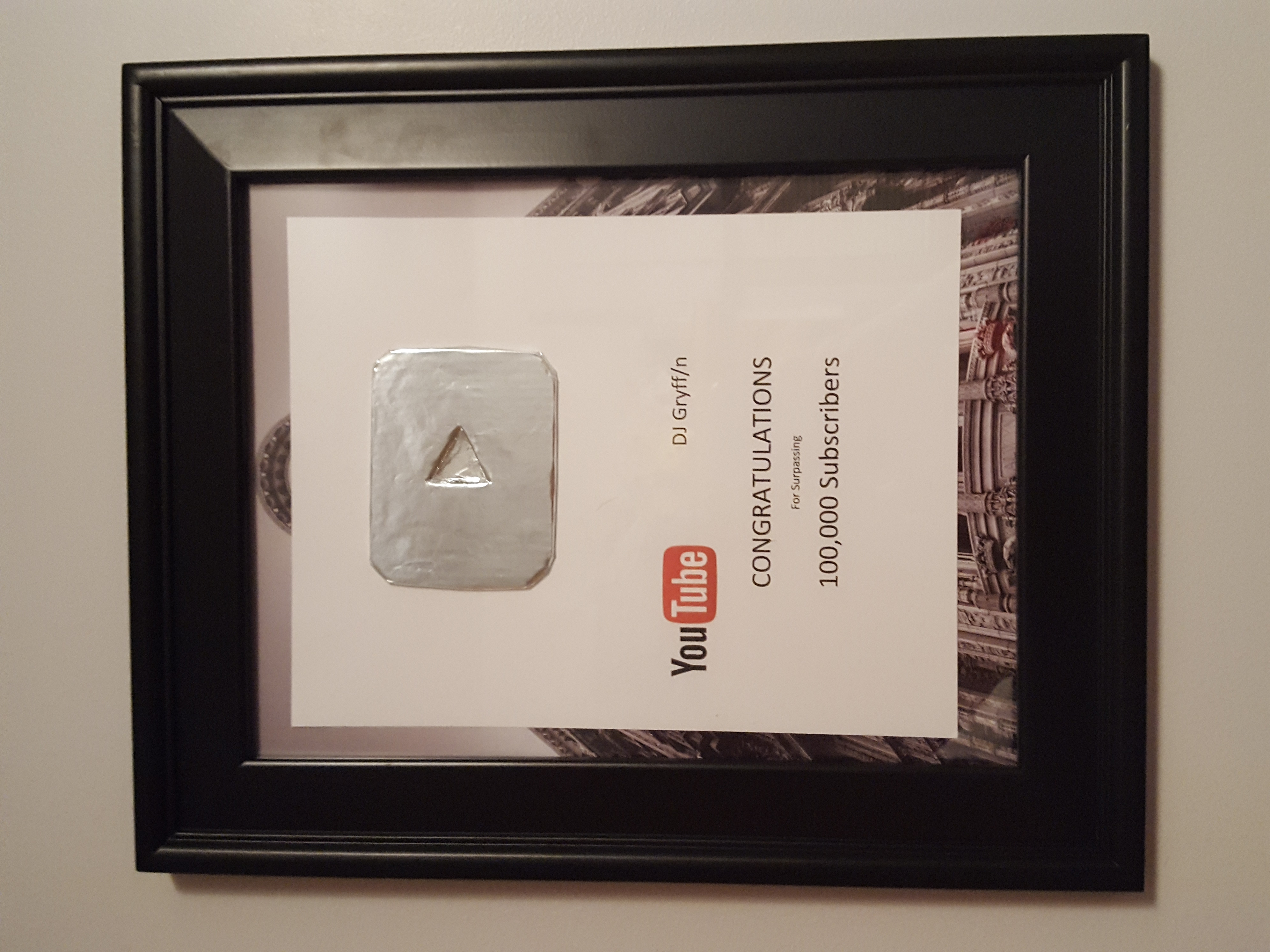 Silver Play Button