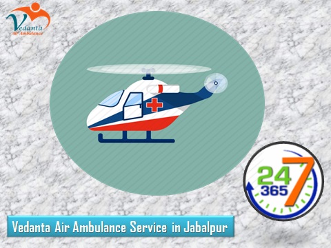 Vedanta Air Ambulance from Jabalpur to Delhi at a Low-Cost