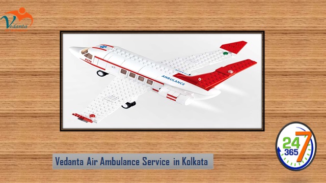 Vedanta Air Ambulance from Kolkata to Delhi with full ICU Setup