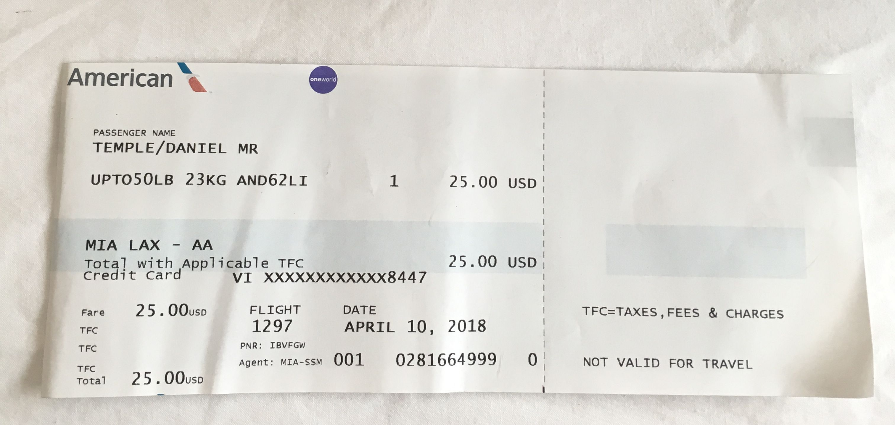 Baggage Fee