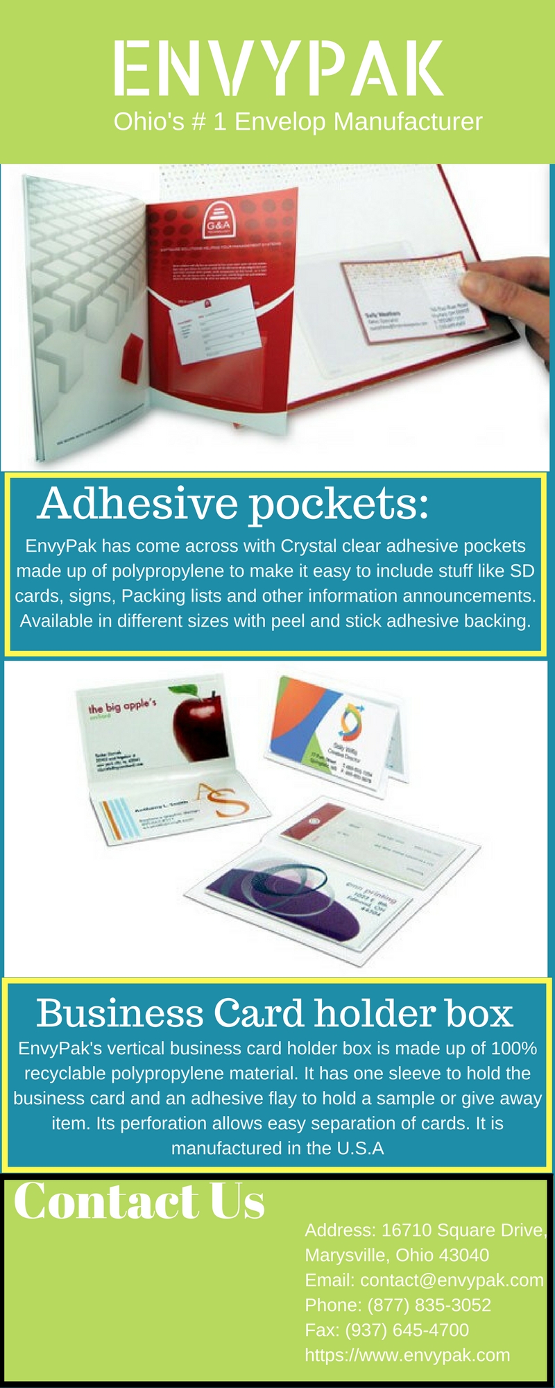 business card holder box