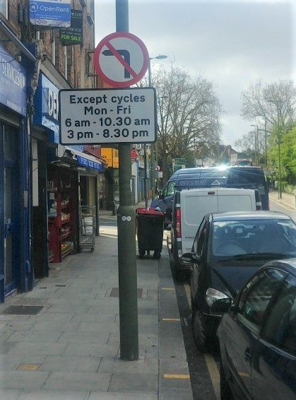 Finchley Road Turn Restriction