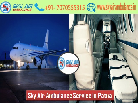 Sky Air Ambulance Service in Patna at an Affordable price