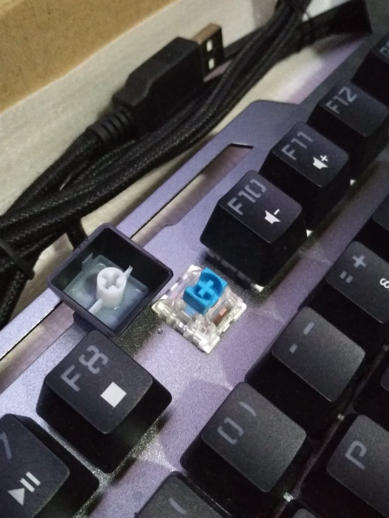 tecla switch azul