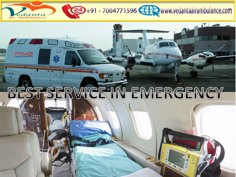 Low-Fare Vedanta Air Ambulance from Allahabad to Delhi
