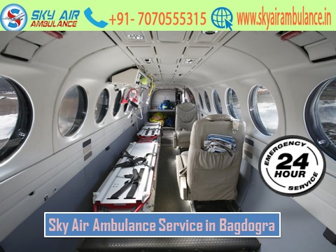 Get a World-class Air Ambulance Service in Bagdogra by Sky Air Ambulance