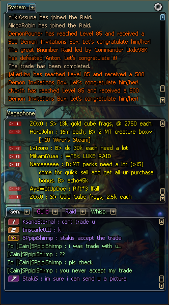 traded
