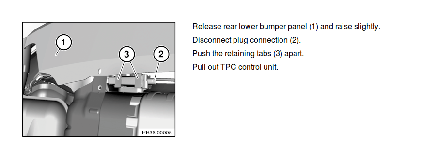 2012 BMW Z4 RDC Directions for Removal