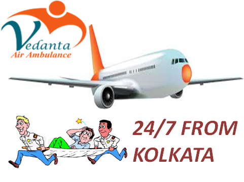 Vedanta Air Ambulance from Kolkata to Delhi with Paramedical Team