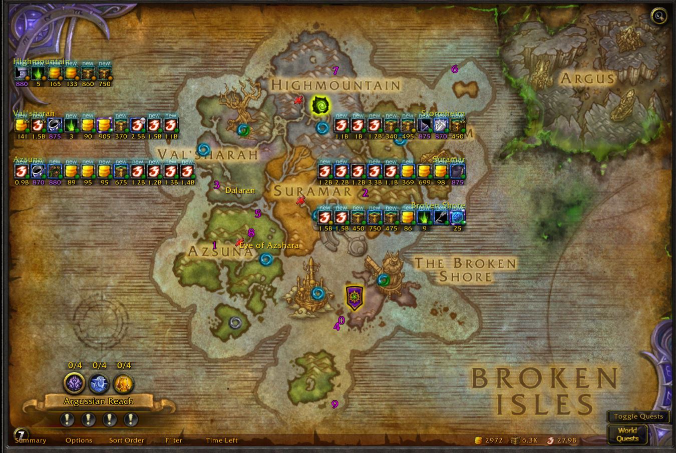 World Quest Tracker