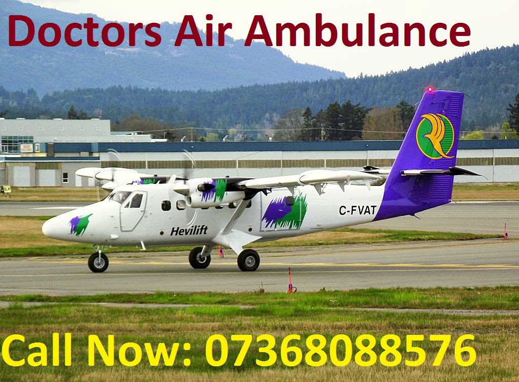 Get Doctors Air Ambulance Service in Guwahati at Low Fare