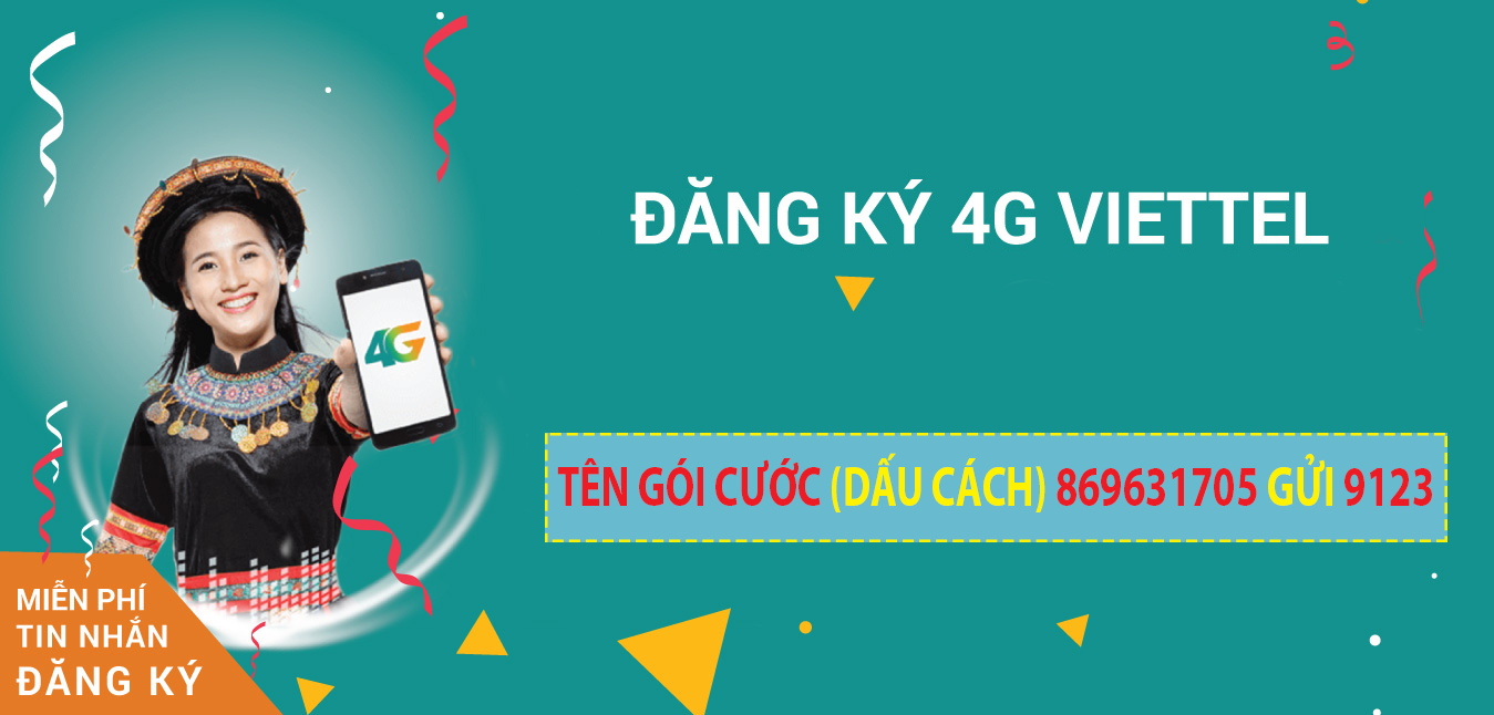 Đăng ký 3g, 4g viettel