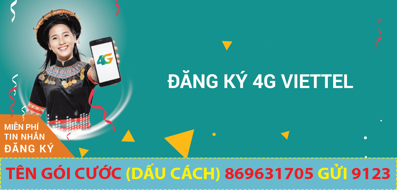 Đăng ký 3g, 4g viettel