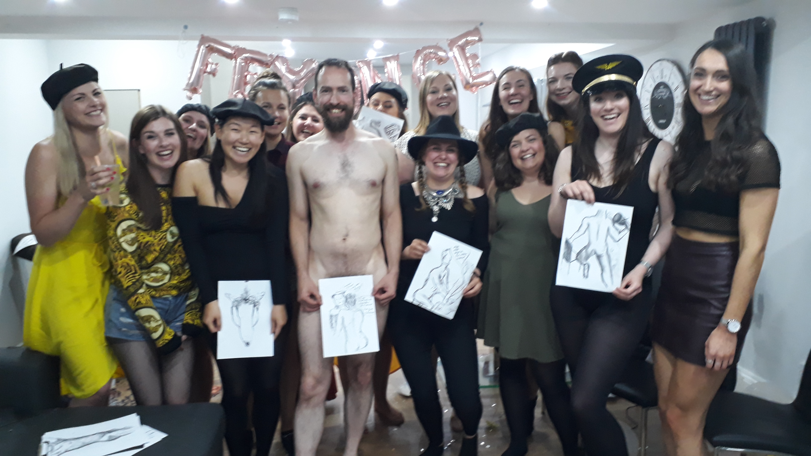 Hen Party Life Drawing