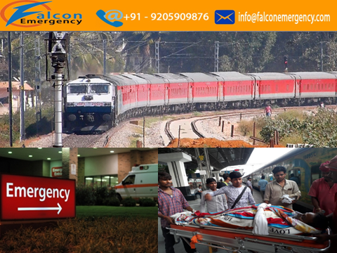 Low Fare Train Ambulance in Bangalore by Falcon Emergency