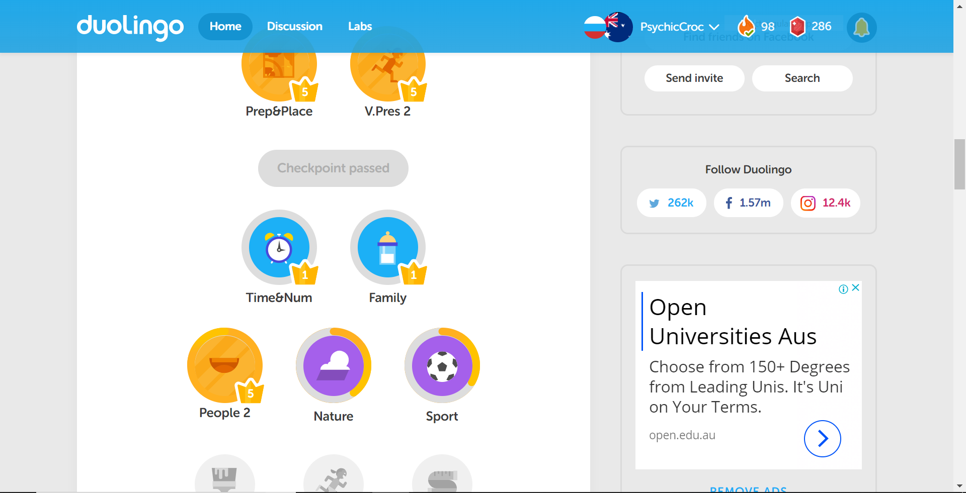 Duolingo glitch