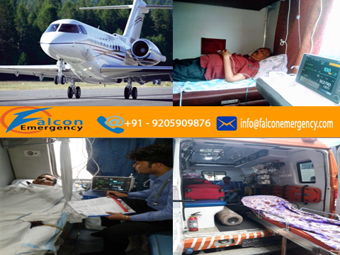 Avail Low Fare Medical Air Ambulance Services in Bangalore by Falcon Emergency